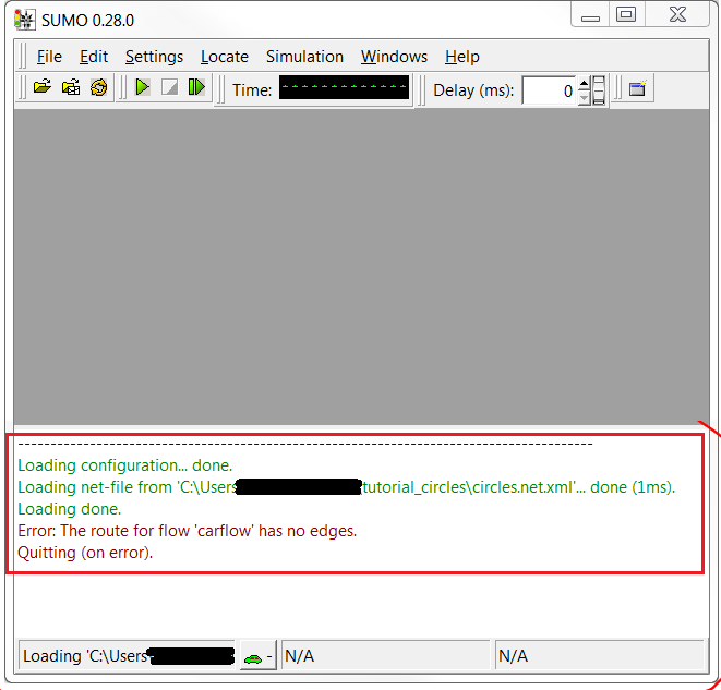 第一次尝试运行模拟